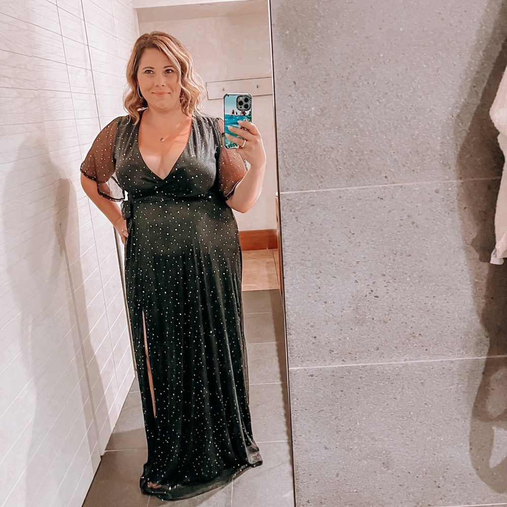 Black Sequin Dress